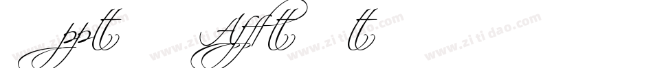 Scriptina - Alternates字体转换